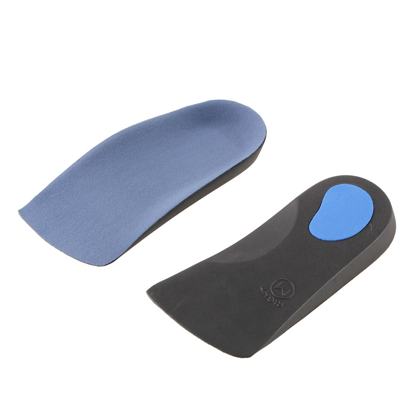 3/4 Hosszúság PU Hard Plastic High Quality Customs Flat Feet Arch Support Ortoppedic Foot Shoe Insoles