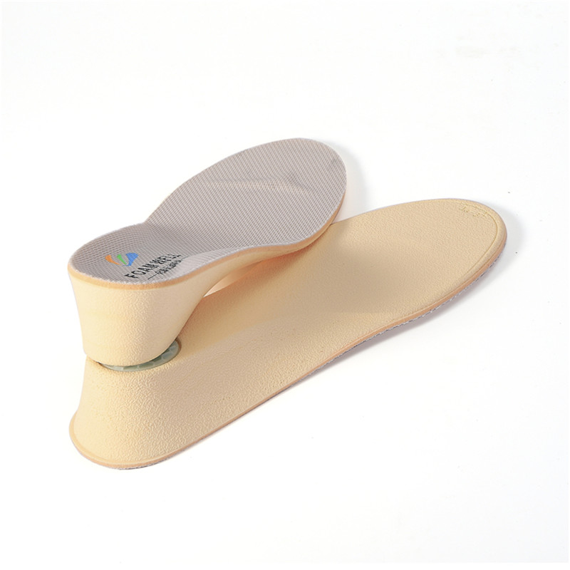 High Quality 5D Memory Foam PU GEL Cushion Shoe Livator Comfort Láthatatlan Plastical Height increamered Insoles